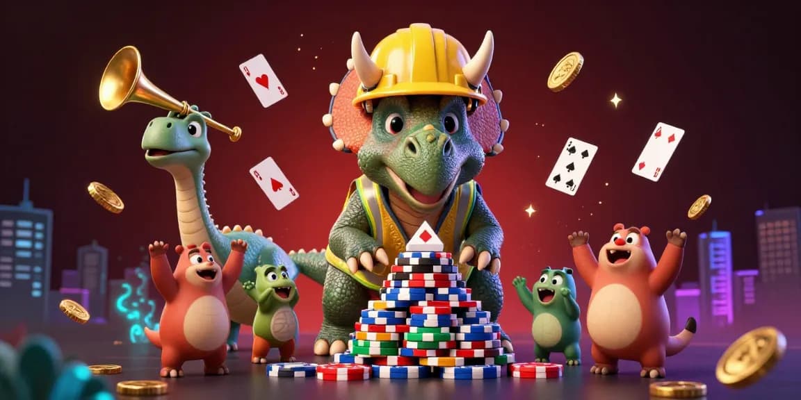 Engage with ufabet เข้าสู่ระบบ while winning big in a vibrant casino scene! Celebrate with 3D characters and poker chips.