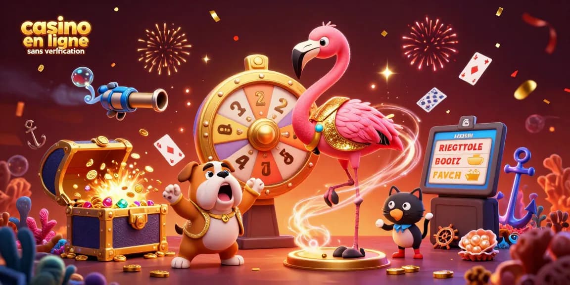 Établissez des gains excitants à un casino en ligne sans vérification avec des jeux colorés et des animations dynamiques.