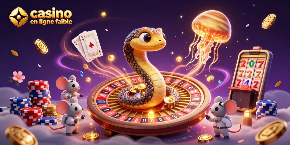 Expérience immersive d'un casino en ligne fiable, avec des personnages en train de jouer et de gagner au sein d'une illustration captivante en 3D.