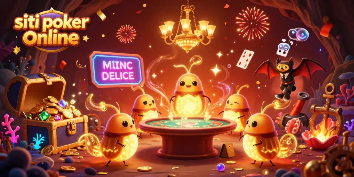 Gioca a siti poker online con questa tavolo animato illuminato da luci fluorescenti in un casinò misterioso.