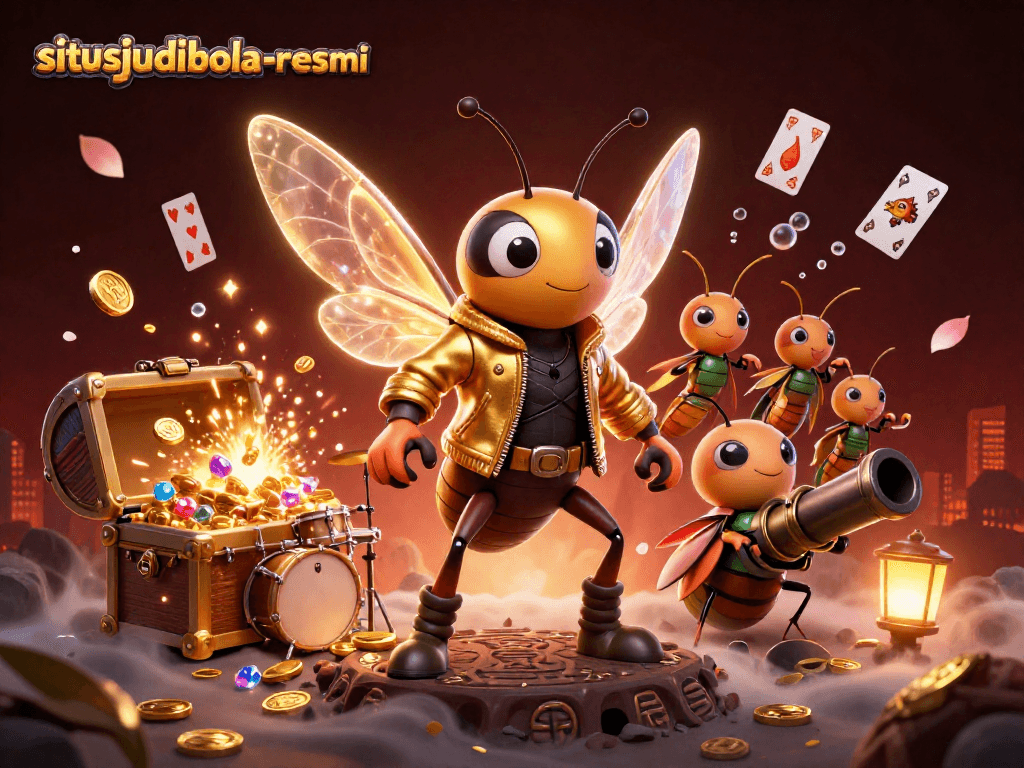 Experience thrilling bets at situsjudibola-resmi with dynamic characters and vibrant gambling elements.