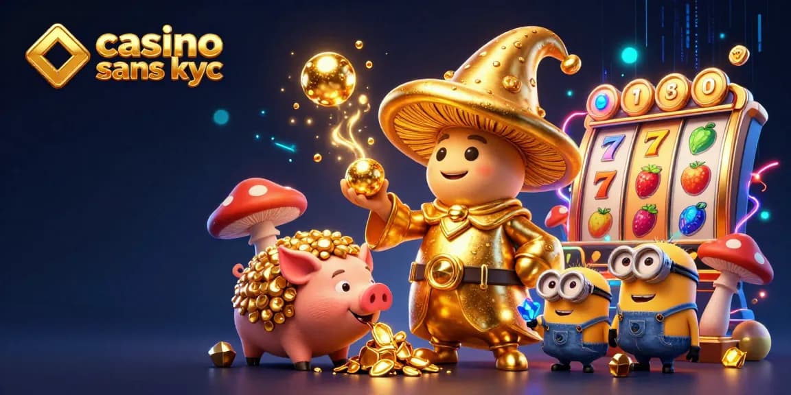 Jouez dans un casino sans KYC et gagnez des trésors avec ce monde magique de sorciers et de gemmes.