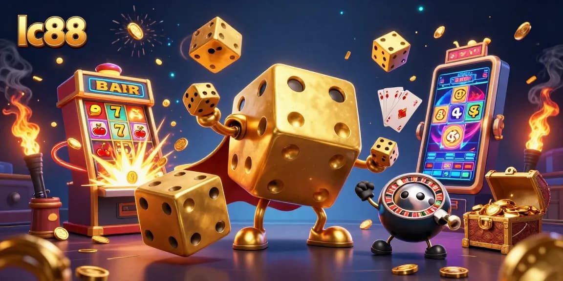 Experience excitement at lc88 with golden dice and slot machines bursting with jackpots.