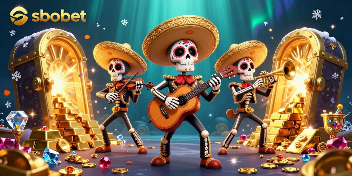 Experience exhilarating sbobet betting with a vibrant mariachi scene full of treasures and good fortune.
