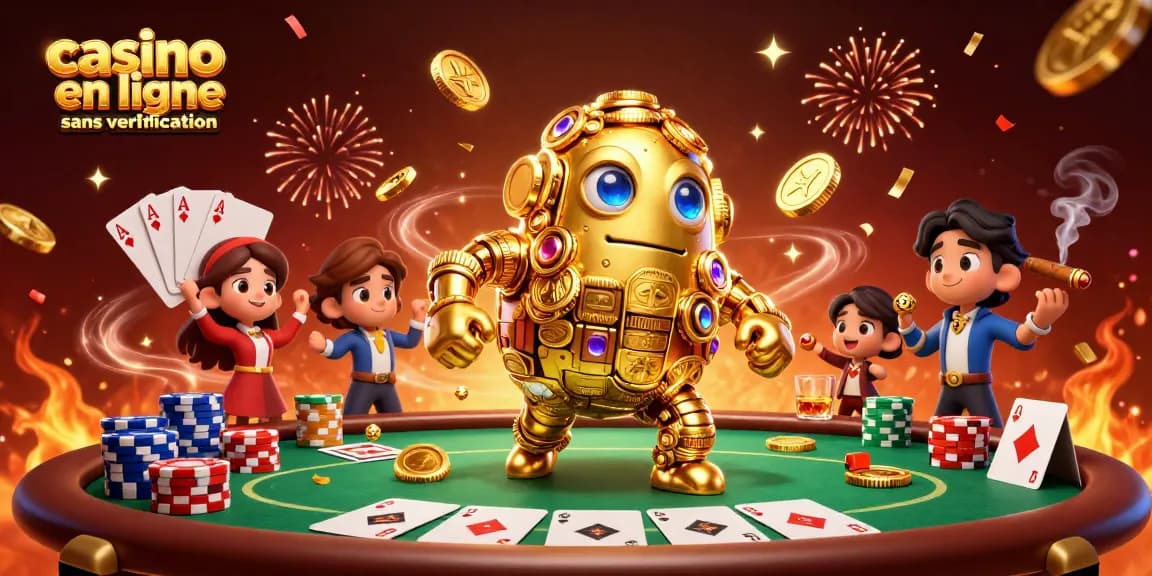 Plongez dans l'univers des jeux avec ce casino en ligne sans vérification aux graphismes éblouissants.