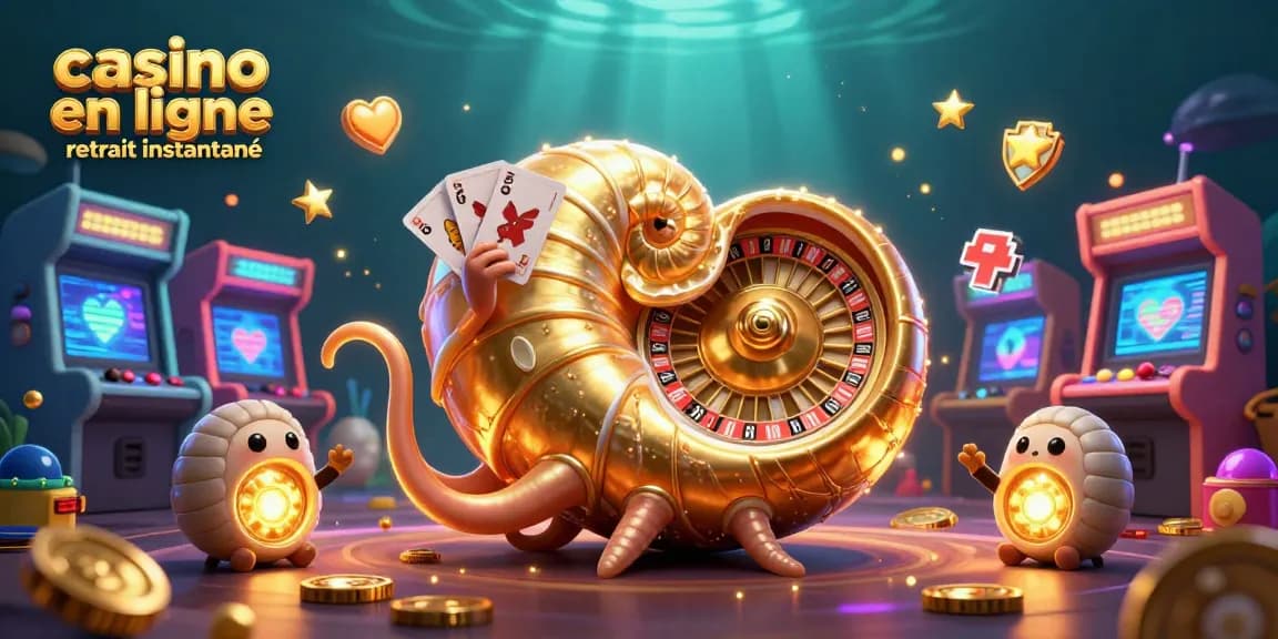 Gagnez rapidement avec un casino en ligne retrait instantané où des personnages animés découvrent les jeux de casino.
