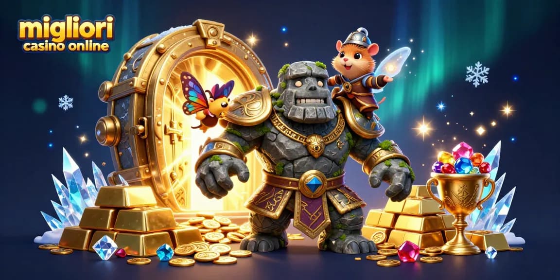 Partecipa all'azione con i migliori casino online mentre esplori tesori magici e avventure coraggiose.