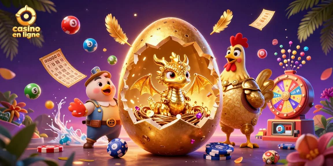 Venez jouer dans un casino en ligne et découvrez les surprises dorées, des dragons aux jetons de poker !