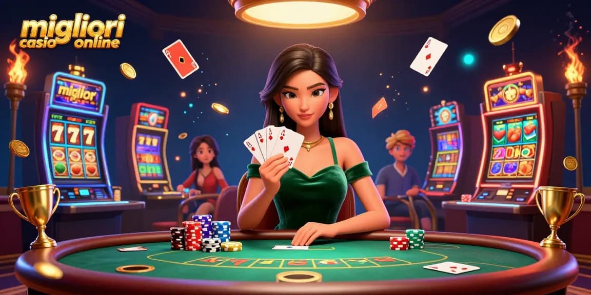Gioca e vinci nei migliori casino online con macchine slot dinamiche e poker.