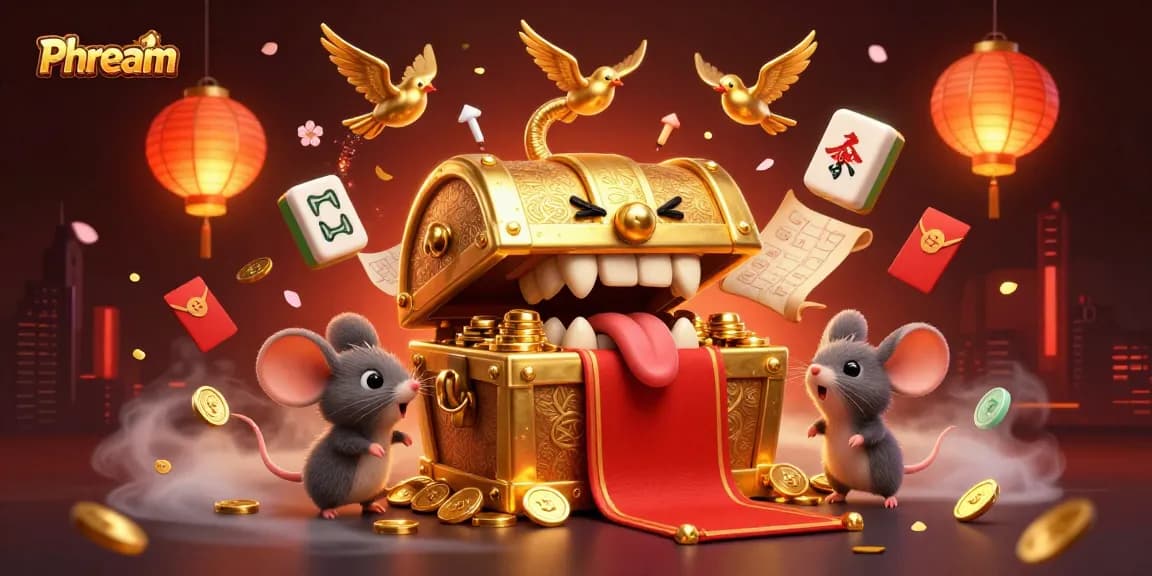 Win big at Phdream's casino with thrilling gameplay and vibrant 3D illustration elements.