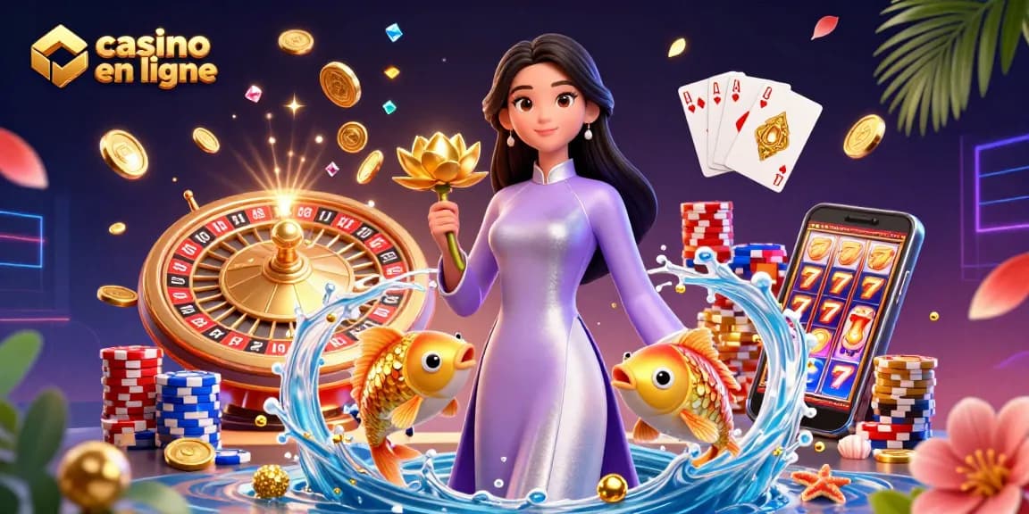 Découvrez l'excitation du casino en ligne avec des visuels 3D vibrants et des éléments de jeu dynamiques.