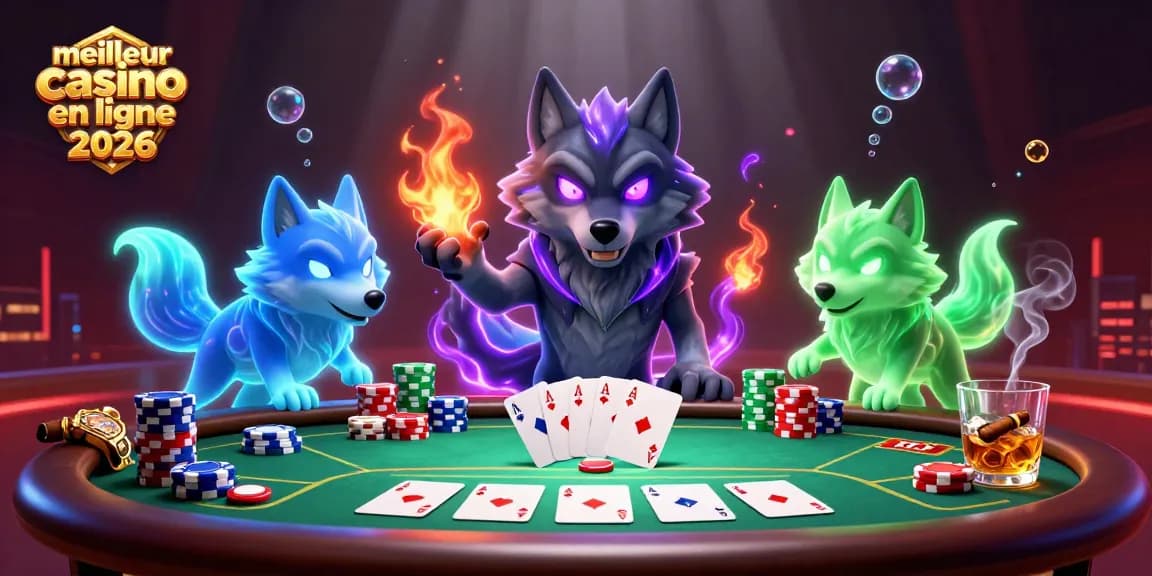 Plongez dans le meilleur casino en ligne 2026 avec une illustration captivante de stratégies de poker.