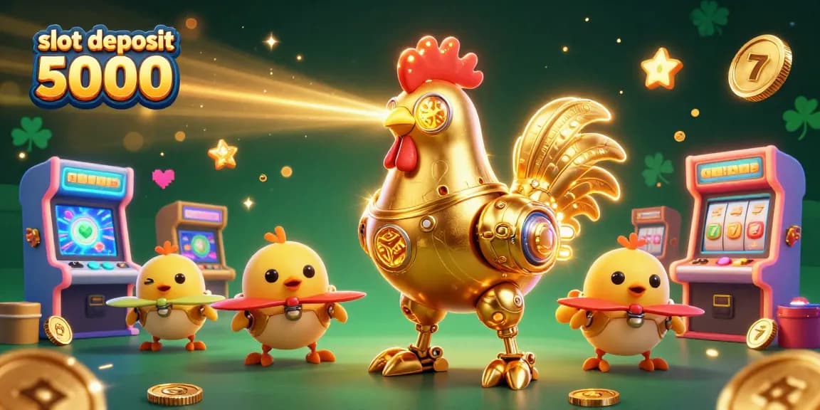 Slot deposit 5000 menawarkan kesempatan menang besar dengan karakter permainan futuristik.