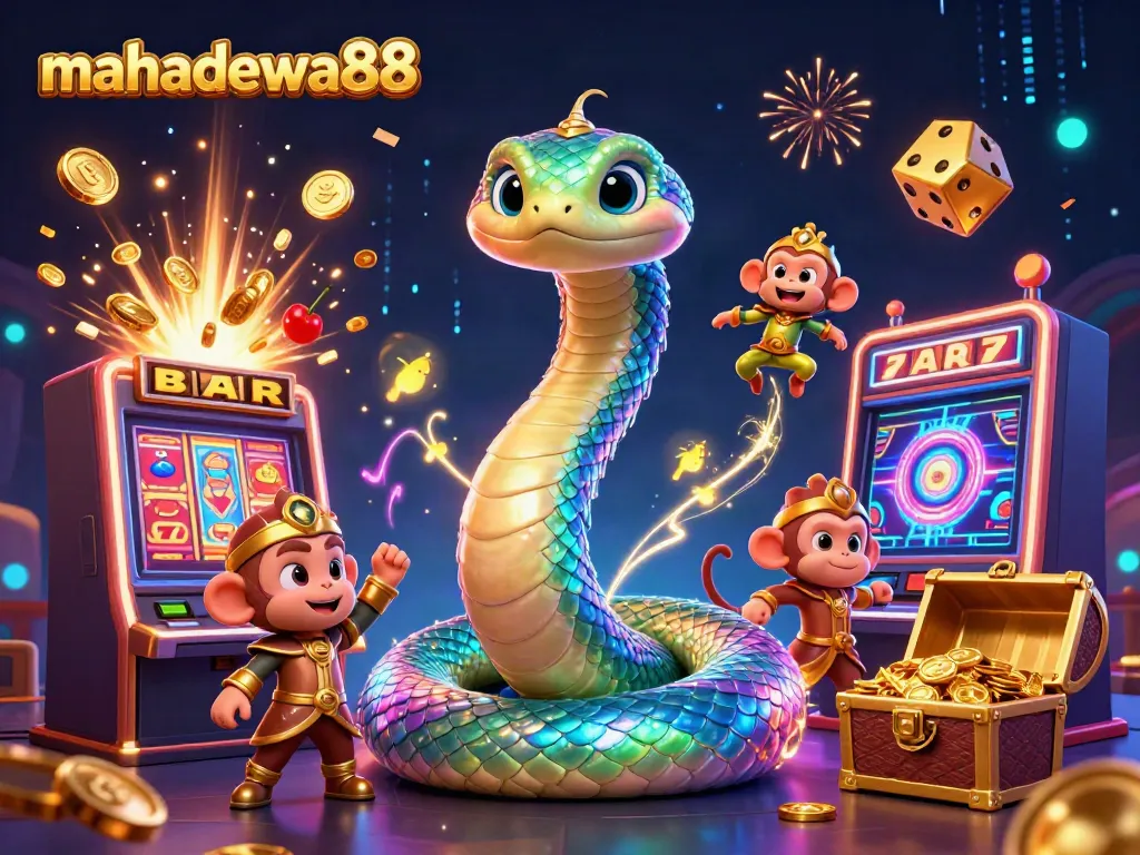 Experience the excitement of mahadewa88 slots with a vibrant festival of colors, characters, and action.