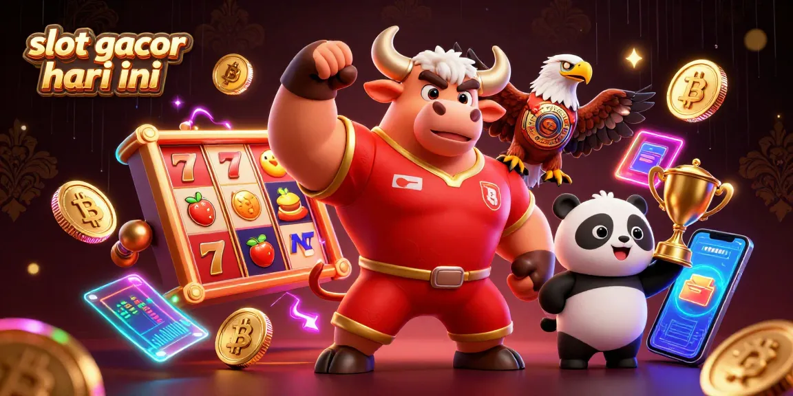 Engage with slot gacor hari ini through vibrant characters enjoying the thrill of the game.