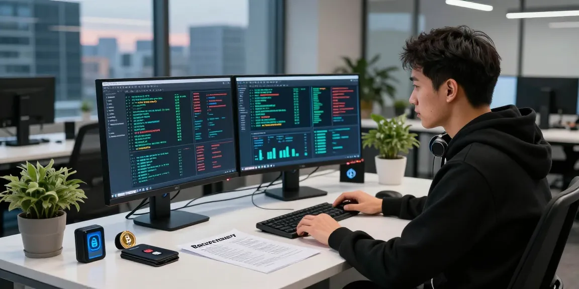 Recover lost crypto through advanced analysis in a modern office setting