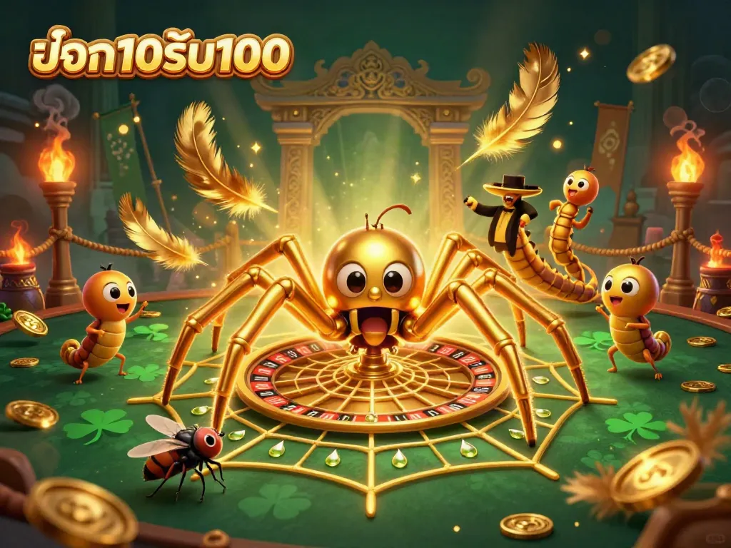 ฝาก10รับ100 เกมสล็อตแบบใหม่ในภาพการ์ตูน 3D ที่เต็มไปด้วยบรรยากาศคาสิโน