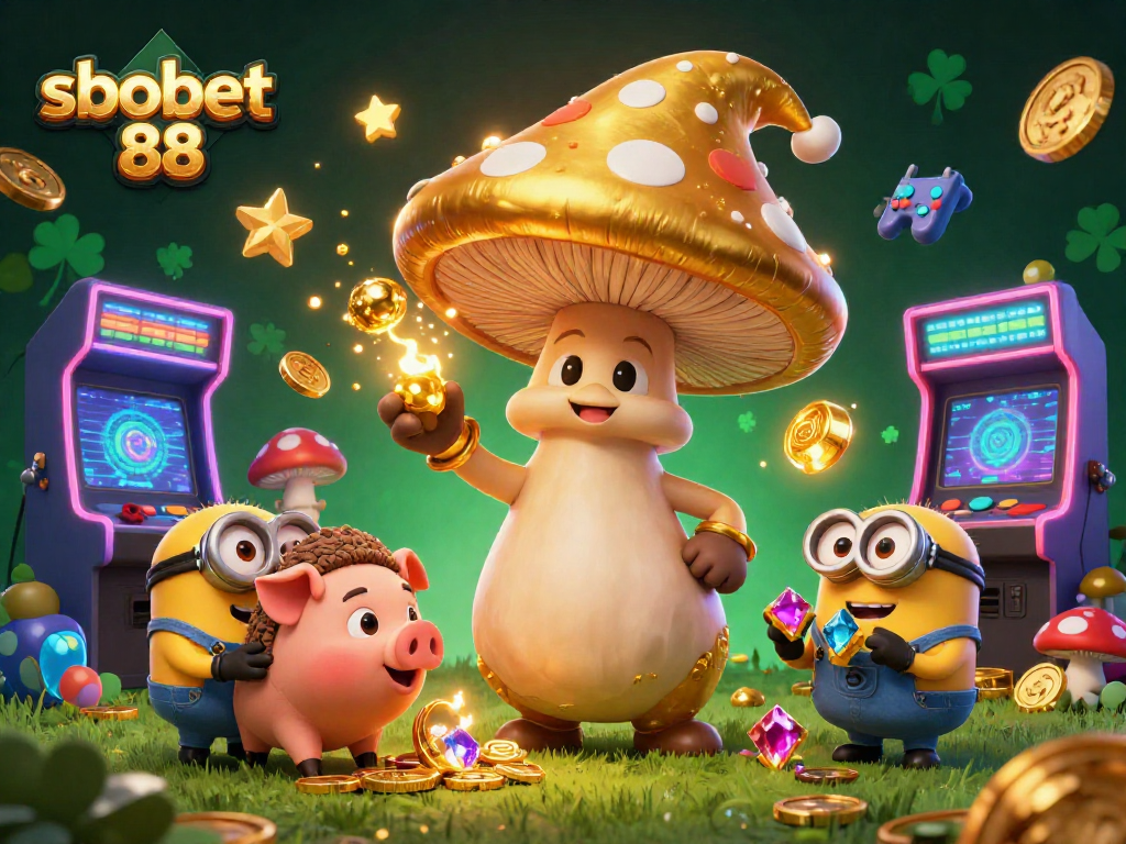 Bet on sbobet 88 with magical sports betting characters and vibrant, interactive gaming elements.