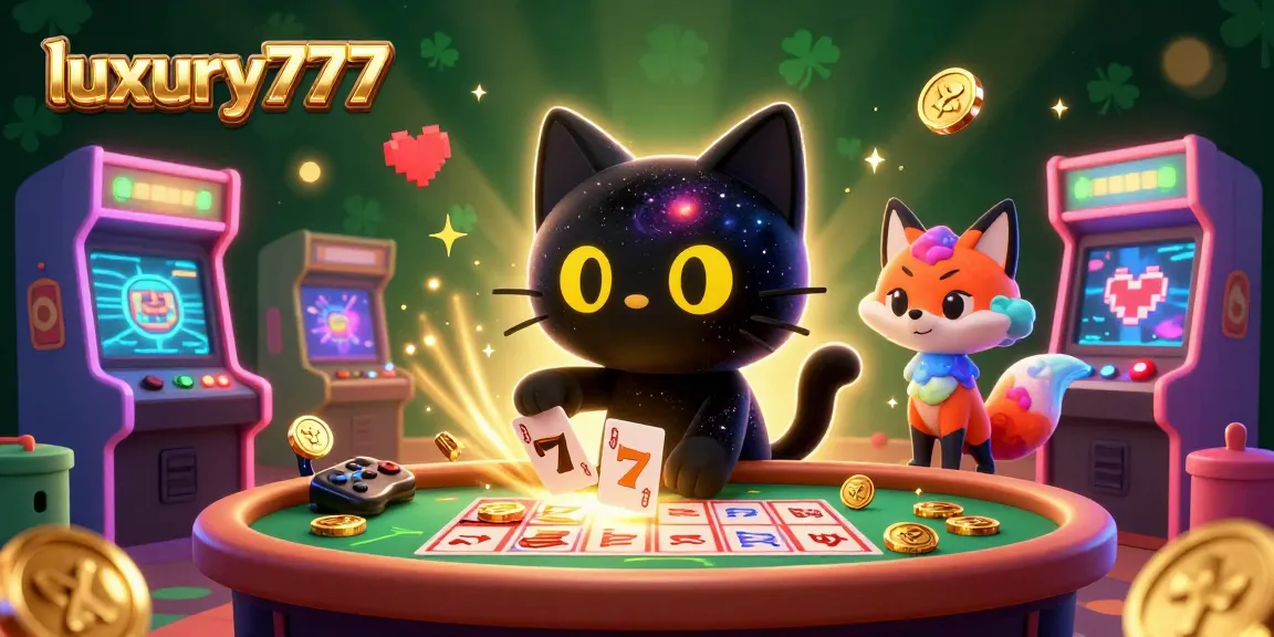 Experience thrilling gameplay with luxury777 as the black hole cat and colorful nebula fox bring the casino to life.