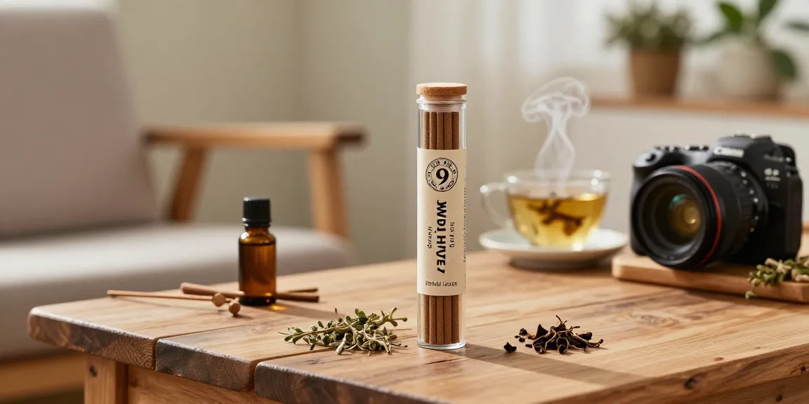 Experience the calming essence of Cloud 9 Mad Hatter Herbal Incense 3g, elegantly displayed in a cozy setting.