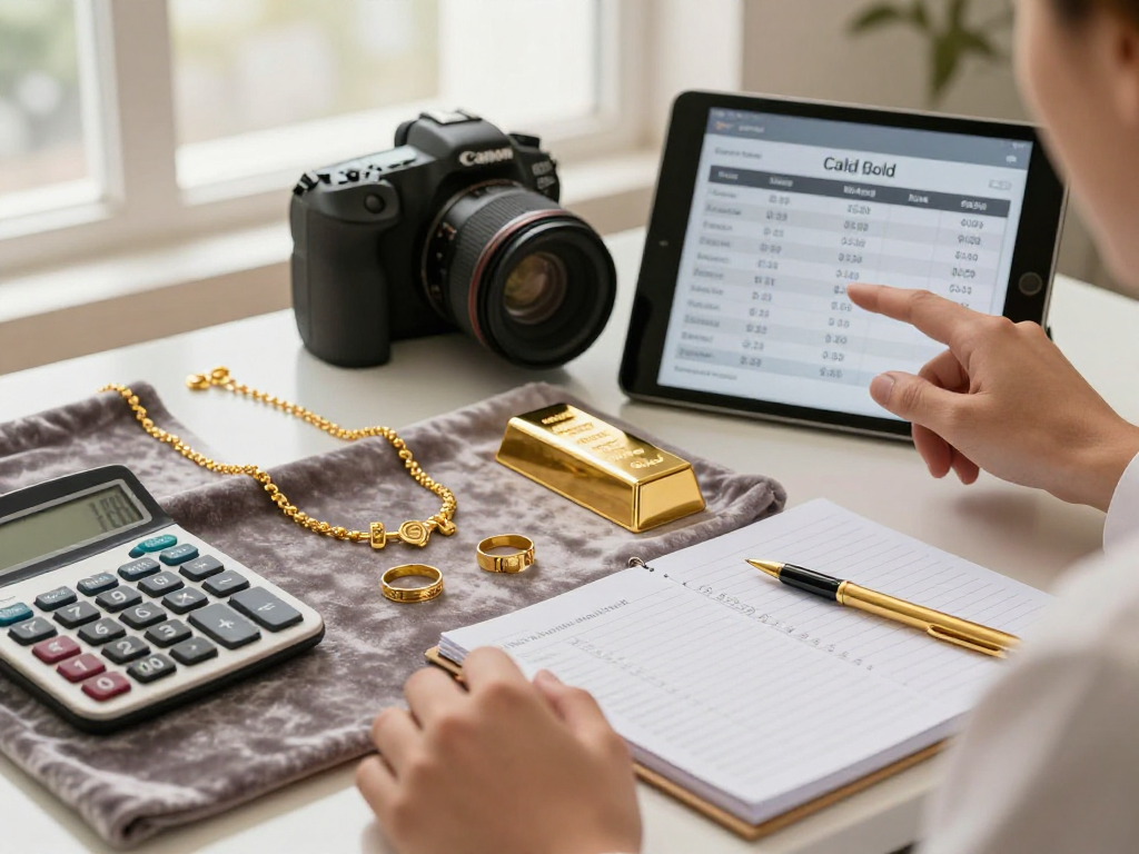 https://bahraingoldprices.com/ - Gold jewelry showcase with pricing table for buying and selling in Bahrain.
