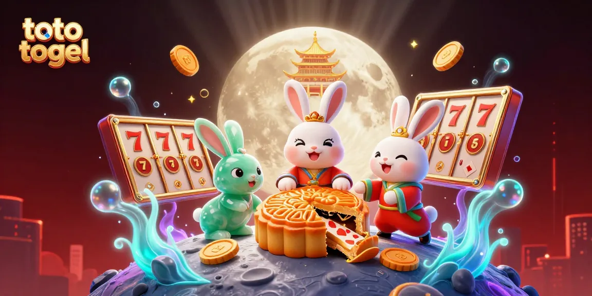 Experience thrilling gaming with toto togel featuring dynamic slots and vibrant casino elements in a magical moonlit setting.