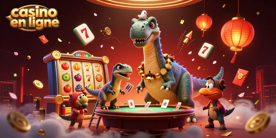 Jouez à des jeux de casino en ligne avec cette illustration aux détails incroyables.