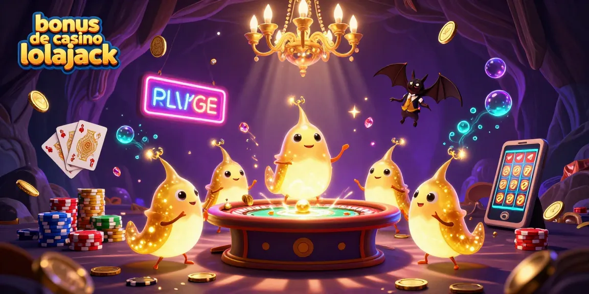 Players discover exciting games with the bonus de casino lolajack among vibrant casino elements.