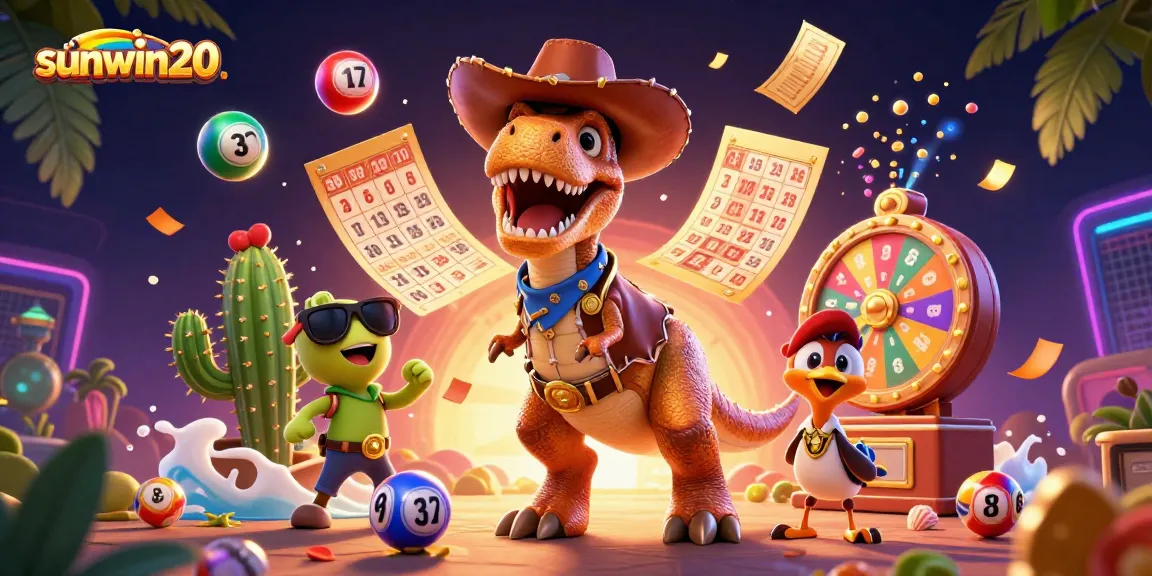 Experience exciting gameplay with sunwin20's vibrant casino elements in a dynamic 3D scene.