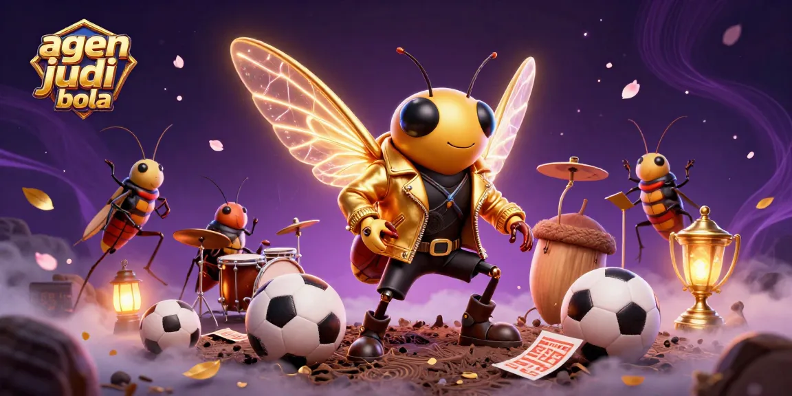 Experience thrilling wins with agen judi bola at this vibrant sports betting event featuring dynamic characters.